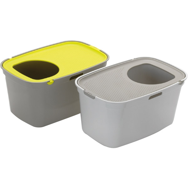 TOP CAT 59CM BEY./GRİ KAPAKLI