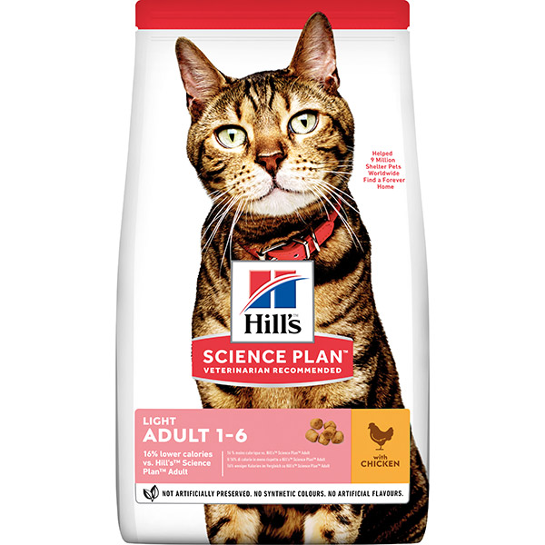 HILL'S SCIENCE PLAN Light Adult Cat Food with Chicken