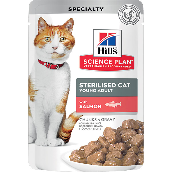 HILL'S SCIENCE PLAN Sterilised Cat Young Adult Cat Food with Salmon