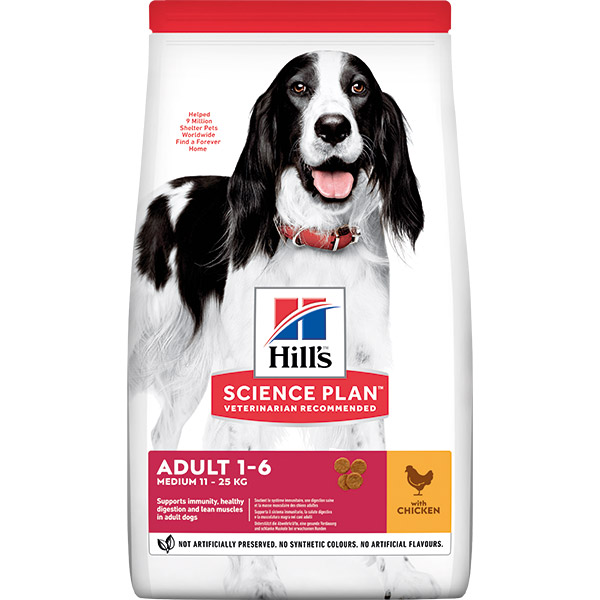 HILL'S SCIENCE PLAN Medium Adult Tavuklu Köpek Maması