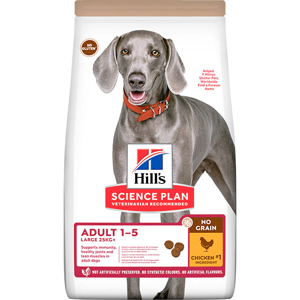 HILL'S SCIENCE PLAN NO GRAIN Large Breed Adult Tavuklu Köpek Maması