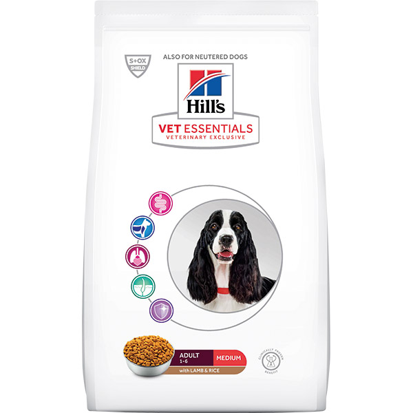 HILL'S VET ESSENTIALS Adult Medium Kuzu Etli ve Pirinçli Köpek Maması