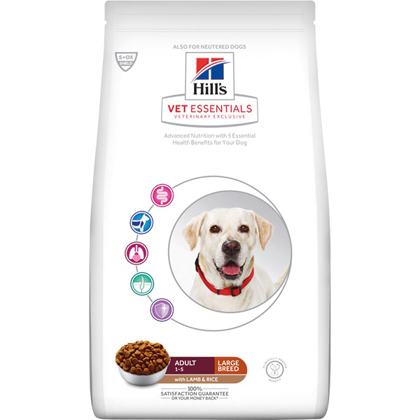 HILL'S VET ESSENTIALS Adult Large Breed Kuzu Eti ve Pirinçli Köpek Maması