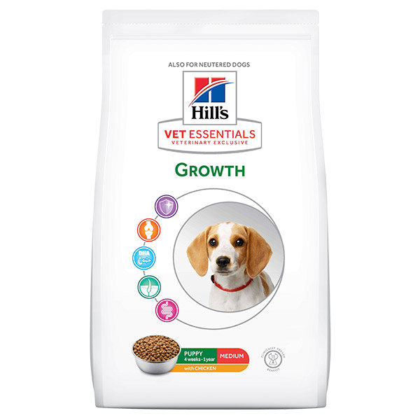 HILL'S VET ESSENTIALS GROWTH Medium Puppy Tavuklu Köpek Maması