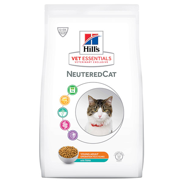 HILL'S VET ESSENTIALS MULTI-BENEFIT + WEIGHT Young Adult Cat Food with Tuna