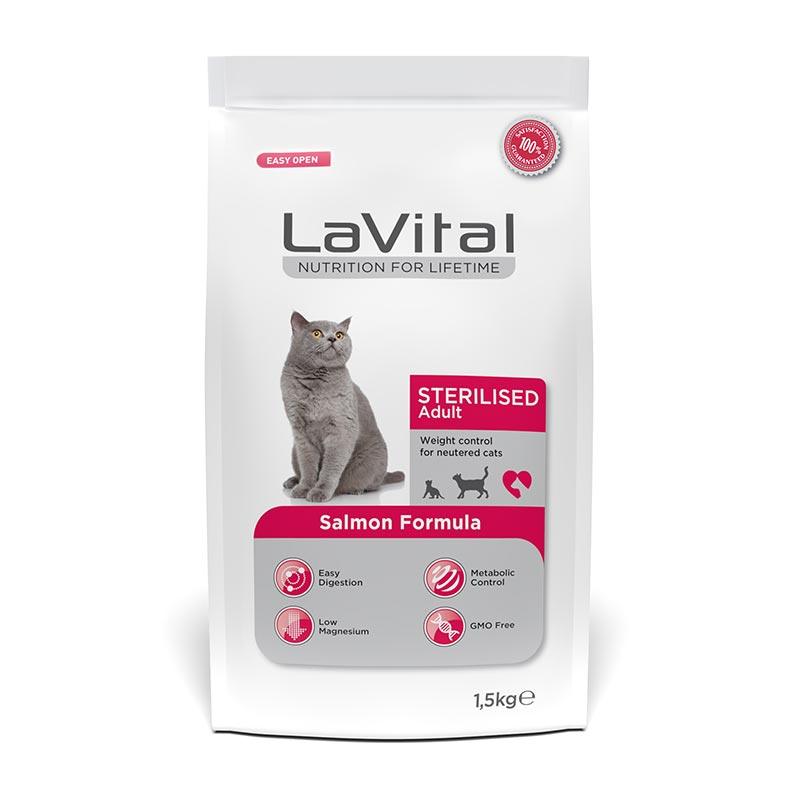 LaVital Sterilised Adult Salmon Formula
