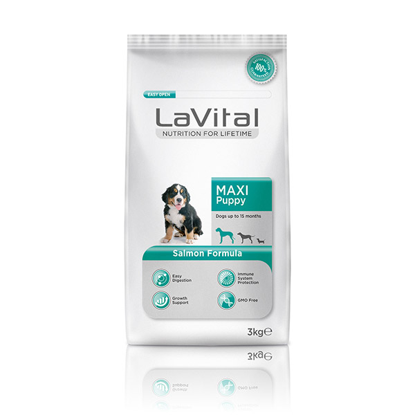 LaVital Maxi Puppy Salmon Formula