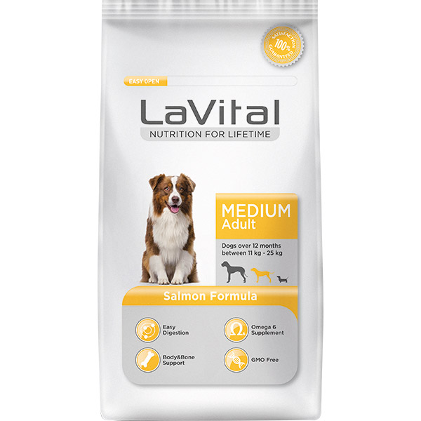 LaVital Medium Adult Salmon Formula